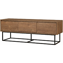 TV-taso Linento Furniture Milo 140 pähkinä/musta
