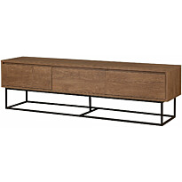 TV-taso Linento Furniture Milo 180 pähkinä/musta