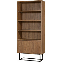 Kirjahylly Linento Furniture Rea pähkinä/musta