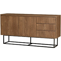 Senkki Linento Furniture Ruba pähkinä/musta