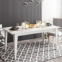Ruokapöytä Linento Furniture Polka, 180x90cm