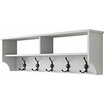 Seinänaulakko Linento Furniture P2-439, leveys 120cm, valkoinen