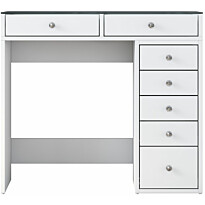 Meikkipöytä Linento Furniture BJ107-2625, valkoinen