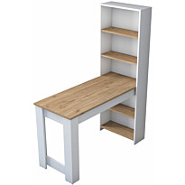 Kynsipöytä Linento Furniture BJ113-2621, ruskea/valkoinen