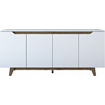 Senkki Linento Furniture GD102 1874 valkoinen/pähkinä
