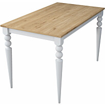 Ruokapöytä Linento Furniture JA104-2598, 120x70cm, ruskea/valkoinen
