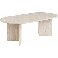 Sohvapöytä Linento Furniture Sable 119x40cm travertiini, Verkkokaupan poistotuote