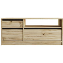TV-taso Linento Furniture LV7, ruskea/musta