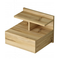 Yöpöytä Linento Furniture LV28, puukuosi, ruskea
