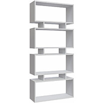 Kirjahylly Linento Furniture Langdon valkoinen