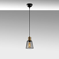 Ikkunavalaisin Linento Lighting Kemtel, Ø16cm, E27, musta