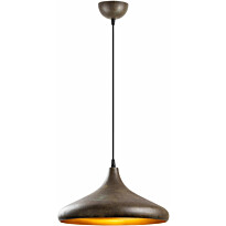 Riippuvalaisin Linento Lighting Barek, Ø35cm, säädettävä korkeus, patina