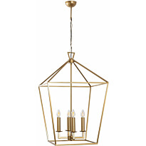 Kattokruunu Linento Lighting Till, 50cm, 4xE14, kulta