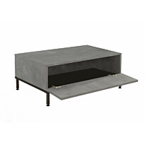 Sohvapöytä Linento Furniture LV31-RL harmaa/musta