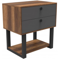 Lipasto Linento Furniture MN03, ruskea/harmaa