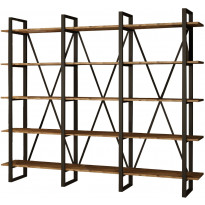 Kirjahylly Linento Furniture ML4, ruskea