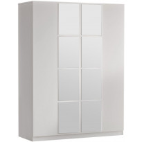 Vaatekaappi Linento Furniture HM2, valkoinen, 138,4cm