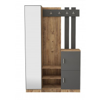 Säilytyskokonaisuus eteiseen Linento Furniture DD7, eri värejä