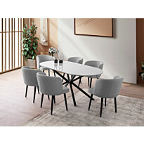 Ruokapöytä Linento Furniture Aura, 180x90cm