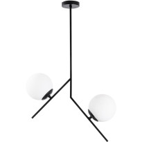 Kattovalaisin Linento Lighting Dolunay, 2-osainen, musta