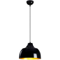 Kattovalaisin Linento Lighting Concord, Ø31cm, musta/kulta