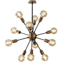Kattovalaisin Linento Lighting Dixie, 12-osainen, pronssi