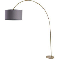 Lattiavalaisin Linento Lighting Coronita, 155cm, harmaa