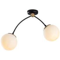 Kattovalaisin Linento Lighting Kromozom, 2-osainen, musta