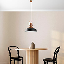 Riippuvalaisin Linento Lighting Craft-13980, Ø41cm, musta