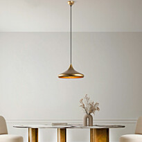 Riippuvalaisin Linento Lighting Eysan-210, Ø35cm, kulta