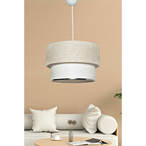 Riippuvalaisin Linento Lighting TM121, Ø30cm, kermanvalkoinen
