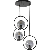 Kattovalaisin Linento Lighting Ring, 3-osainen, musta