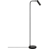 LED-lattiavalaisin Linento Lighting Suvi, 120cm, musta