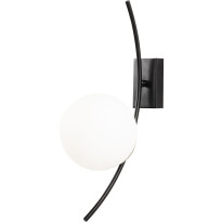 Seinävalaisin Linento Lighting Hilla, musta