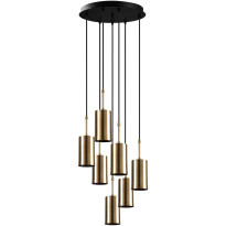 Kattovalaisin Linento Lighting Kem, 7-osainen, kulta