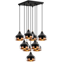 Kattovalaisin Linento Lighting Mint, 9-osainen, musta