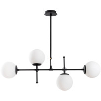 Kattovalaisin Linento Lighting Tachi, 4-osainen, musta