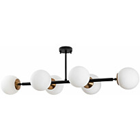 Kattovalaisin Linento Lighting Fazli, 6-osainen, musta, Verkkokaupan poistotuote