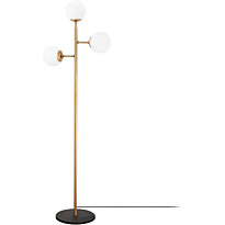 Lattiavalaisin Linento Lighting Atmaca, 163cm, 3-osainen, kulta