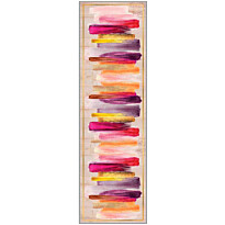 Käytävämatto Linento Vesper 80x250cm pinkki/keltainen