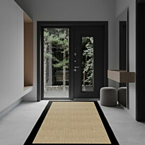 Käytävämatto Linento Mathis 80x150cm beige/musta