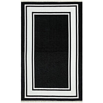 Käytävämatto Linento Serilda 75x150cm mustavalkoinen