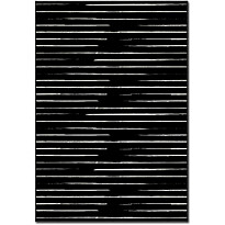 Matto Linento Graf 100x140cm mustavalkoinen