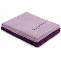Käsipyyhe Linento Beverly Hills Polo Club, 50x90cm, liila/violetti, 2kpl