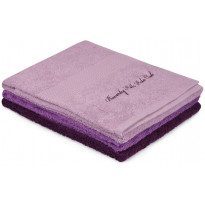 Käsipyyhe Linento Beverly Hills Polo Club, 50x90cm, violetti