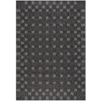 Matto Linento Check, 80x150cm, antrasiitti