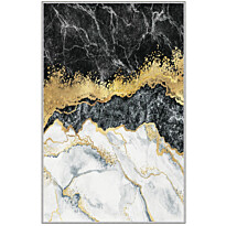 Käytävämatto Linento Inkeri 80x150cm harmaa/kulta