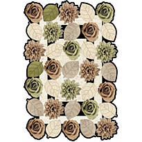 Matto Linento Hmnt967 60x100cm beige/vihreä