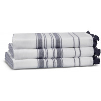 Käsipyyhe Linento Casual Avenue, 50x90cm, raita, sininen