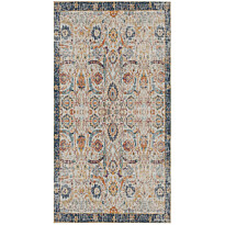 Käytävämatto Linento Woopamuk Luvia 80x200cm beige/oranssi/sininen